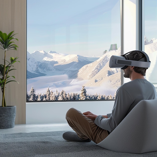 Mockup für virtuelle Realität