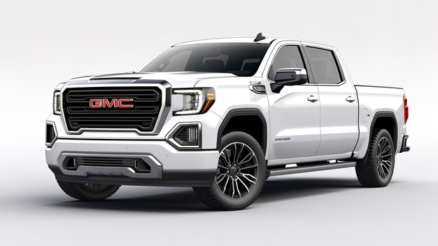 Foto mockup de gmc sierra denali (en inglés)