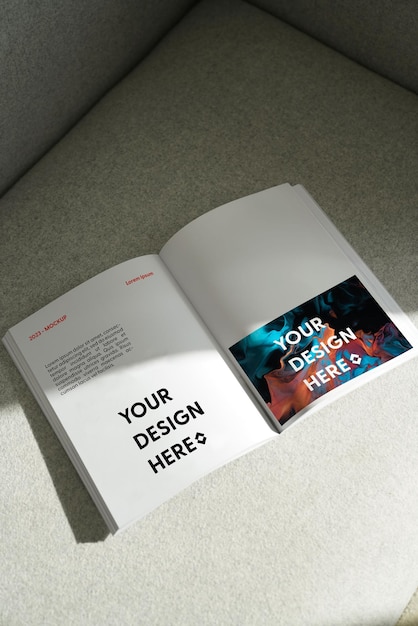 Foto mockup ground del libro