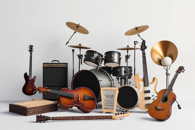 Mockup de los instrumentos musicales