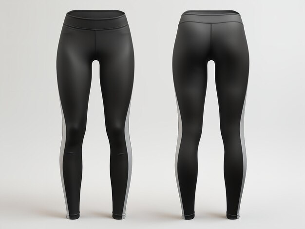 Foto mockup de leggings de moda para fitness y moda generado por la ia