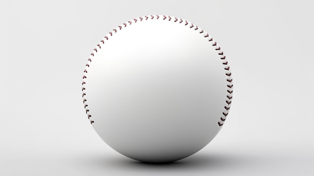 Mockup de una pelota de béisbol