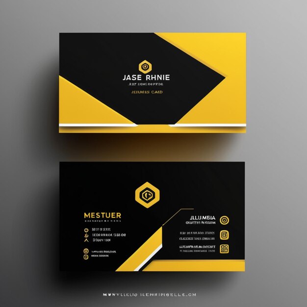 Mockup de tarjeta de visita con textura