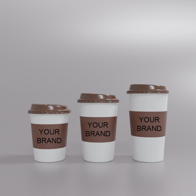 Foto mockup de taza de café