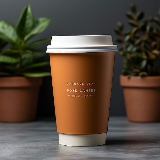 Mockup de taza de café