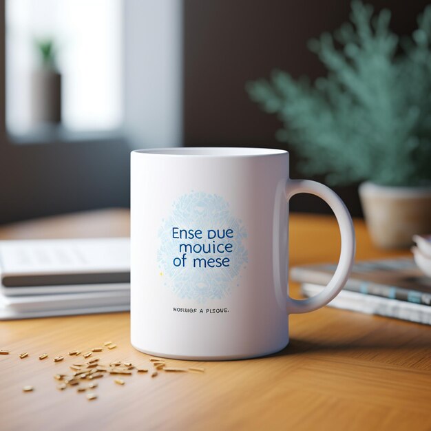 Foto mockup de taza