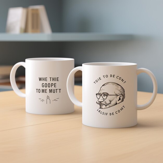 Foto mockup de la taza