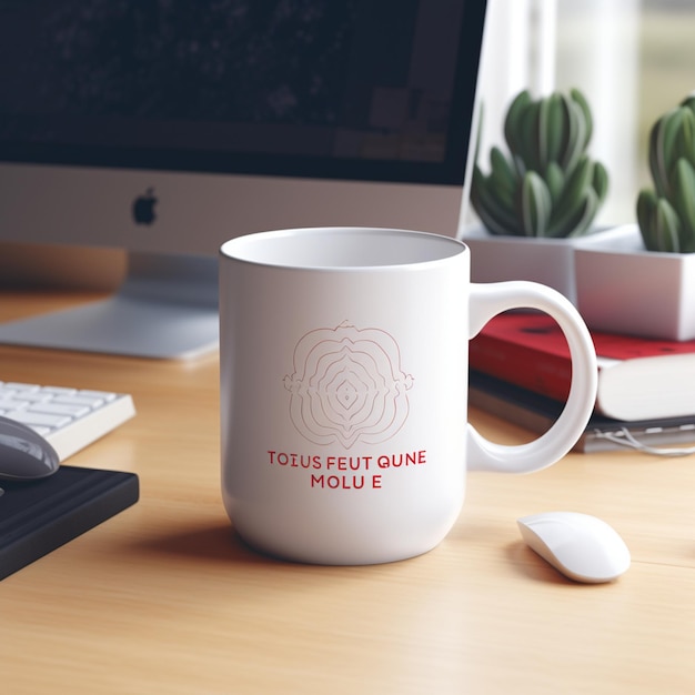 Foto mockup de taza