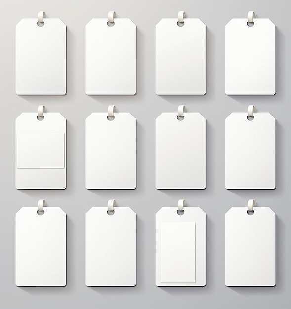 Mockup-Whitepaper-Tags im realistischen und dennoch stilvollen Stil