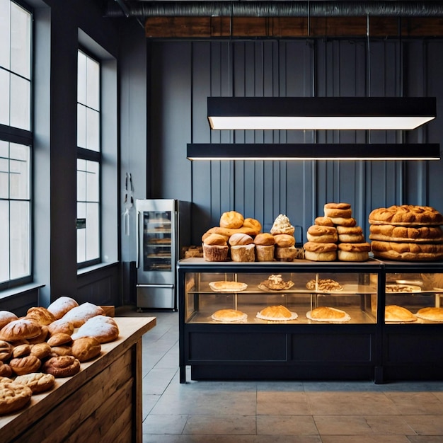 Foto mockups von bäckereien