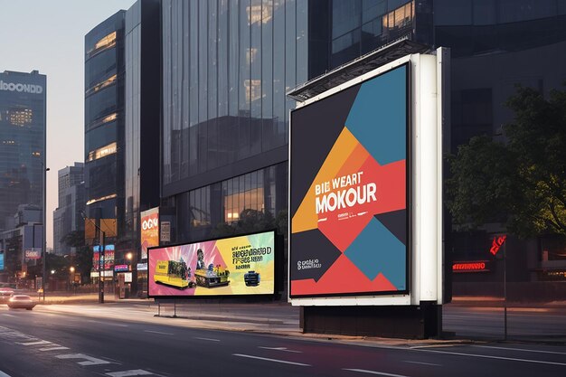 Foto mockups von billboards