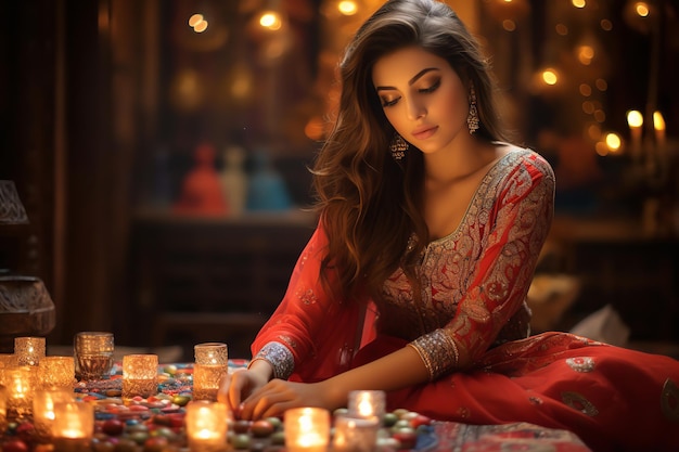 Moda de Diwali y vestimenta tradicional