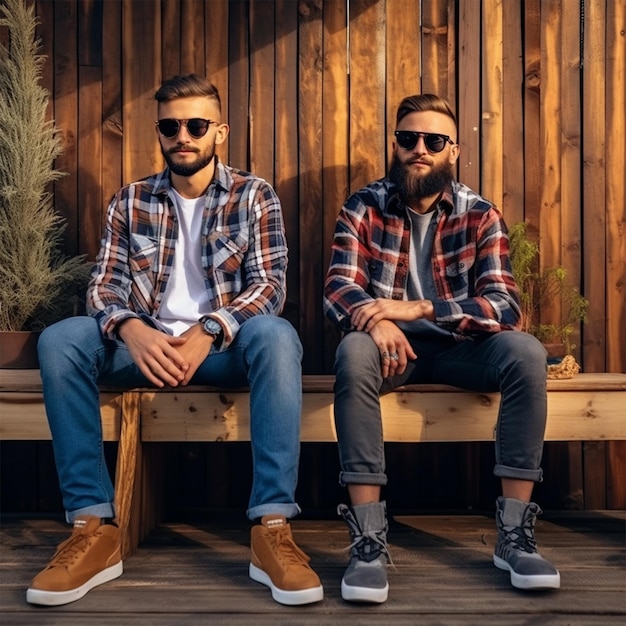 Foto moda para el vestido de hombre de estilo joven