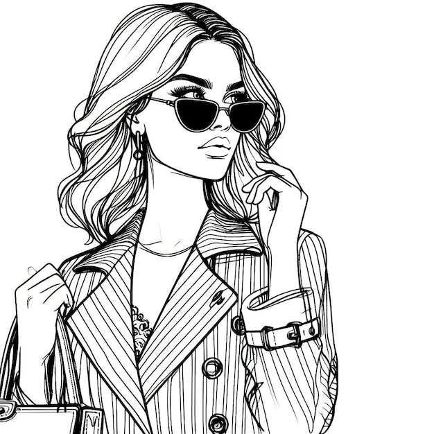 La moda vibrante es la esencia de la mujer