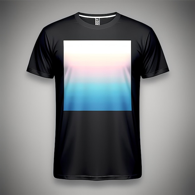 Mode schwarz Mockup T-Shirt leer