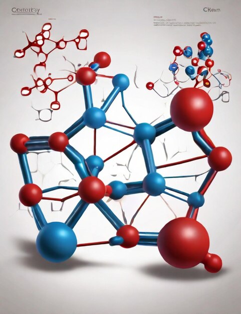 modelado molecular papel tapiz de 8K Imagen fotográfica de stock