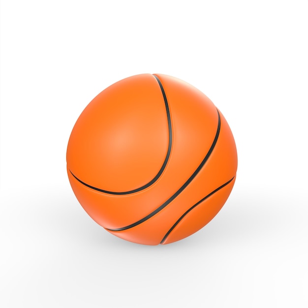 modelagem 3d de bola de basquete