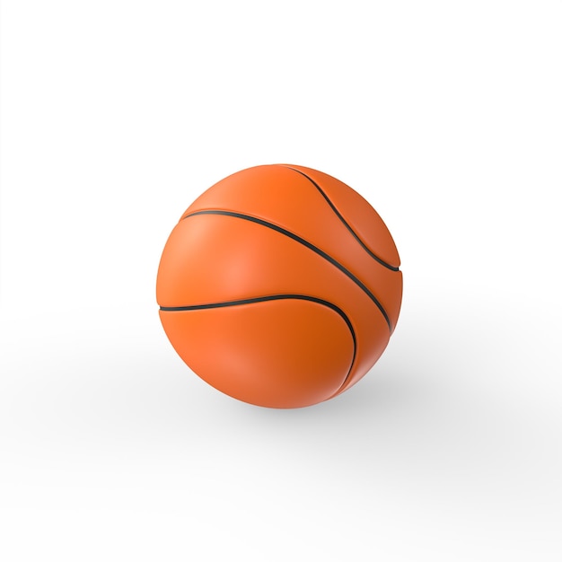 modelagem 3d de bola de basquete