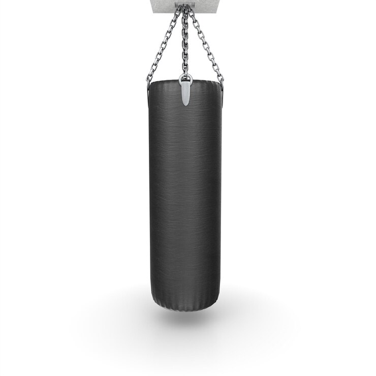 Foto modelagem 3d de bolsa de boxe