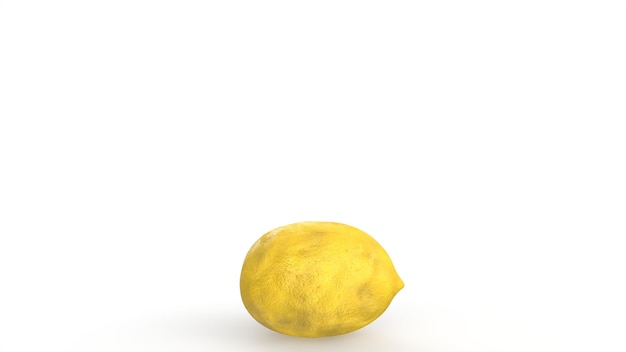 Modelagem 3D de limão