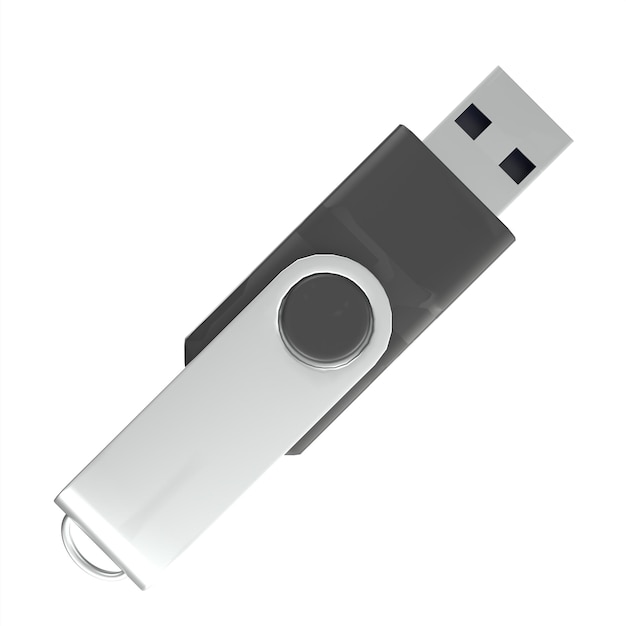 Modelagem 3D de pen drive USB