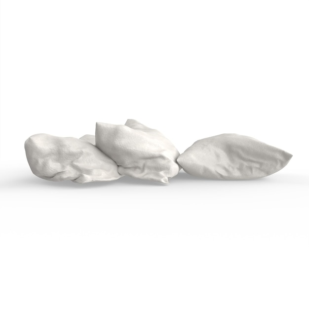 Modelagem 3D de travesseiros