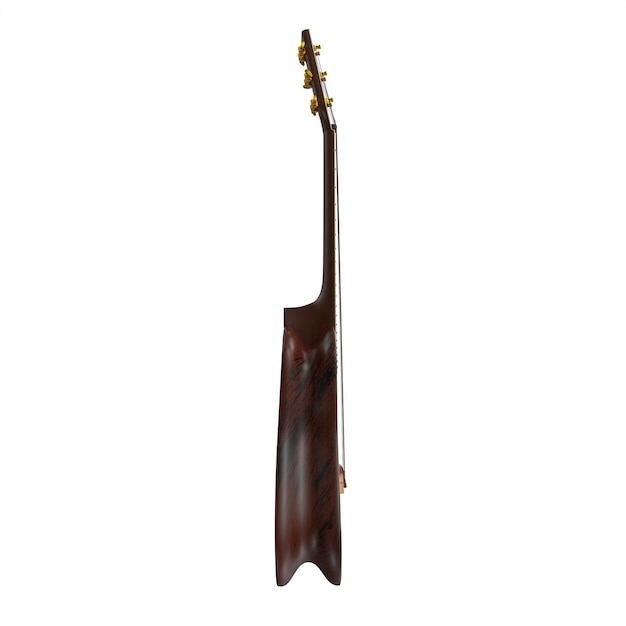 Foto modelagem 3d de violão