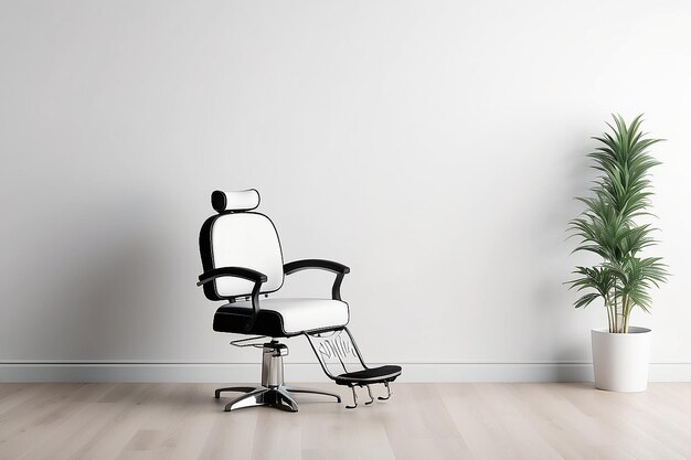 Modelagem de cadeira de cabeleireiro de estilo confortável
