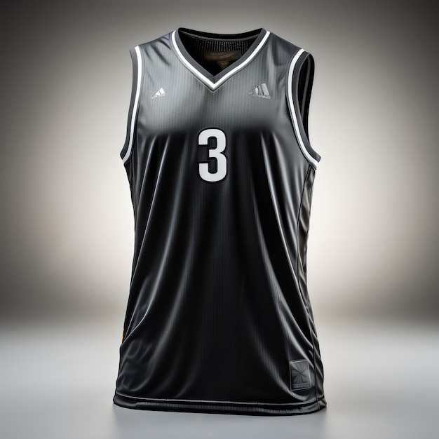 Modelagem de camisas de basquete isoladas em fundo branco