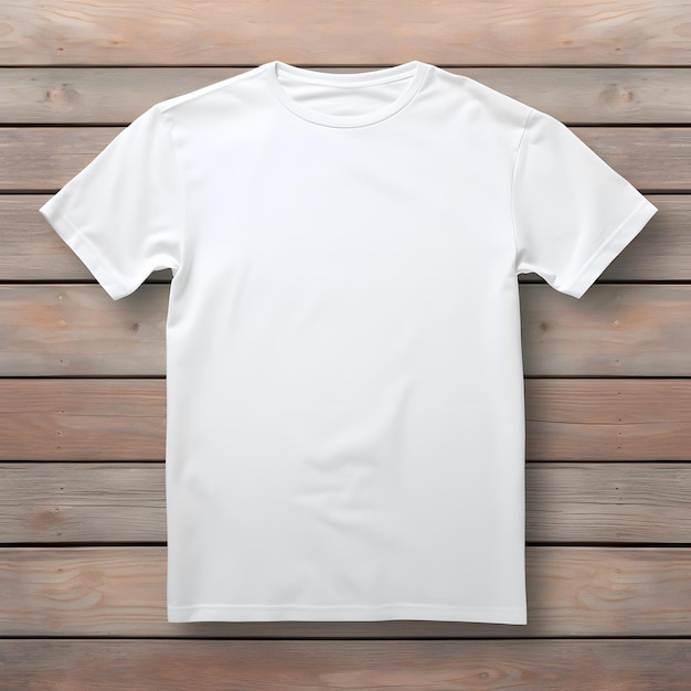 Modelagem de camiseta Camiseta branca em branco IA gerativa