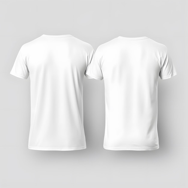 Modelagem de camiseta Camiseta branca em branco IA gerativa