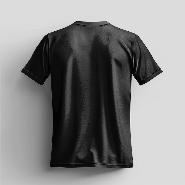 Modelagem de camiseta preta Inteligência Artificial Gerativa