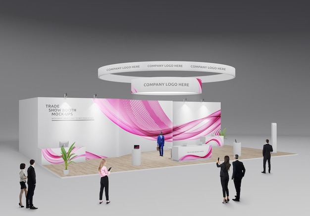 Modelagem de estande de exposição