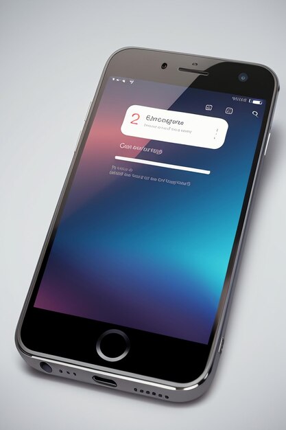 Foto modelagem de produto de telefone móvel de smartphone exibição de publicidade renderização de modelagem de papel de parede de fundo