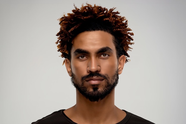 Modell Bart Afro Black Man