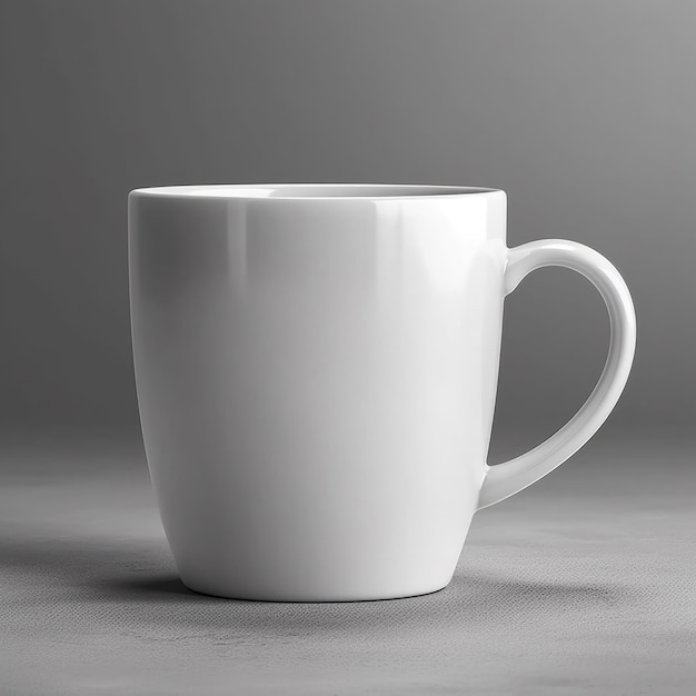 Modell einer Tasse Kaffee auf schwarzem und weißem Hintergrund