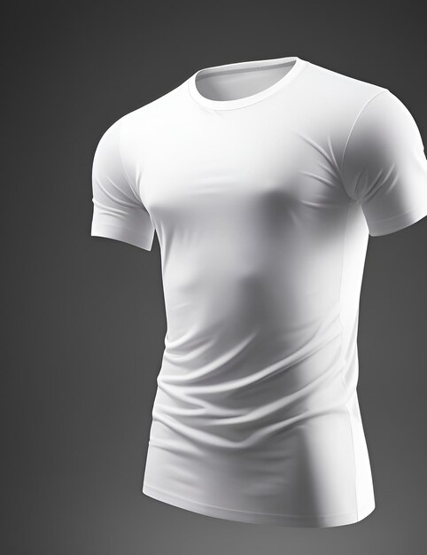 Modell eines weißen T-Shirts