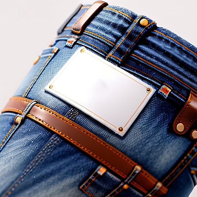 Modell von Jeans-Denim