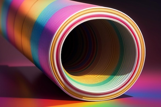 Foto modelo 3d colorido que representa el diseño creativo elementos abstractos accesorios fondo de pantalla