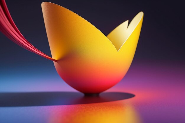 Modelo 3D colorido que representa el diseño de pantalla horizontal del ejemplo del fondo del papel pintado del arte abstracto