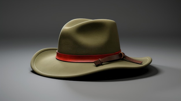 Modelo 3D de alta qualidade de chapéu de cowboy tonalismo australiano