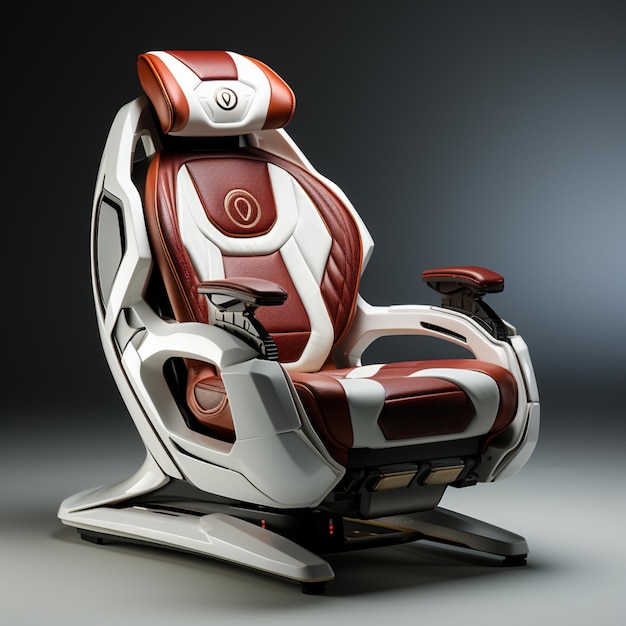 modelo 3d de cadeira de jogos moderna