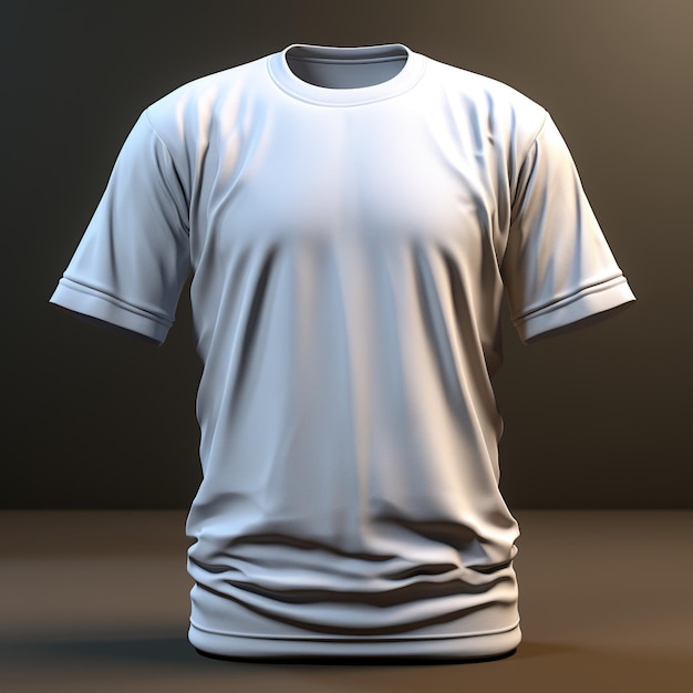 Modelo 3D de camiseta masculina