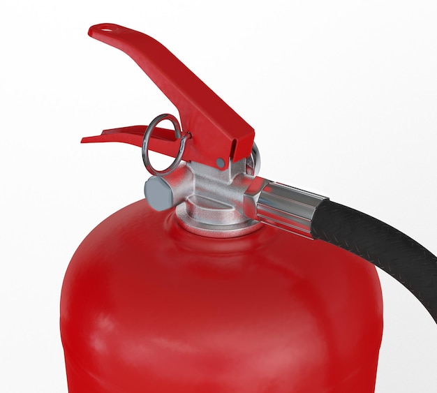 Modelo 3D de extintor de incêndio