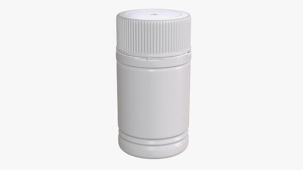 Modelo 3D de frasco de comprimidos