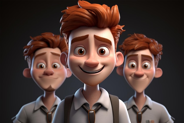 modelo 3d de personagem de desenho animado