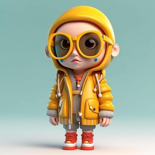 modelo 3d de personagem de desenho animado