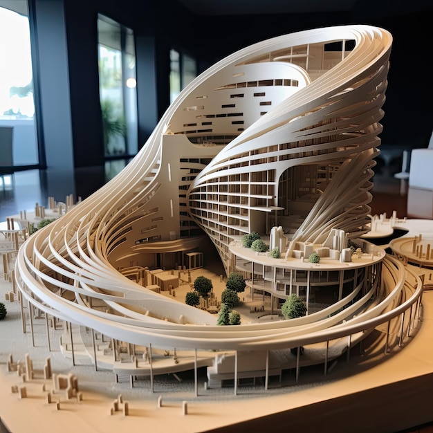 Modelo arquitectónico impreso en 3D