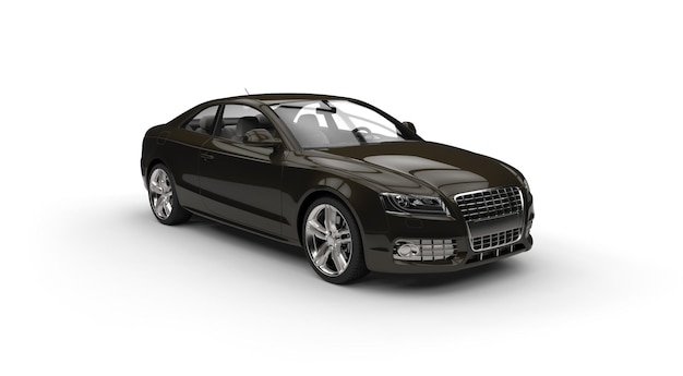 Modelo de automóvil negro