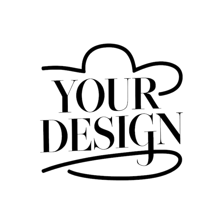 Foto modelo de bolsa de mano en blanco y negro logotipo de diseño personalizado